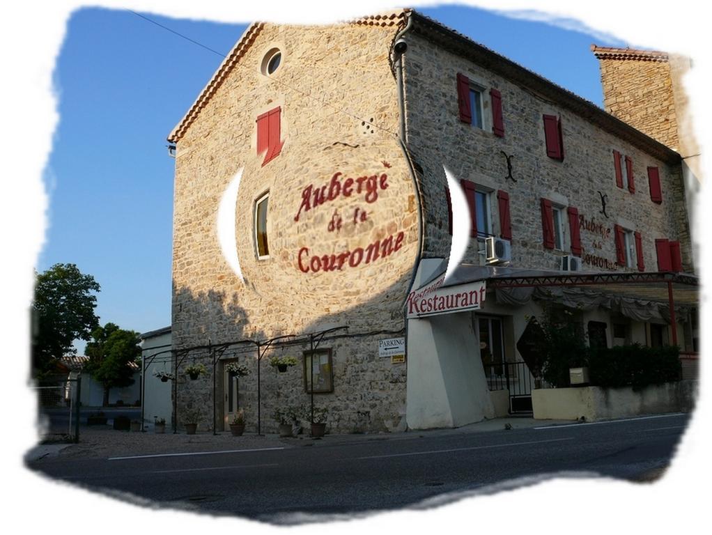 Auberge De La Couronne Lablachère Exteriör bild